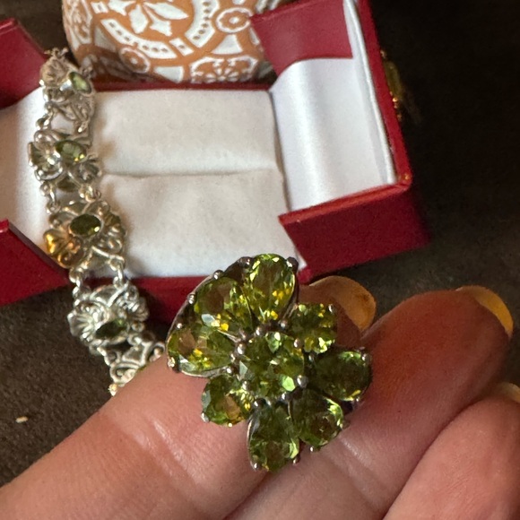 Sterling Silver Bracelet and Ring Bundle - Picture 4 of 7